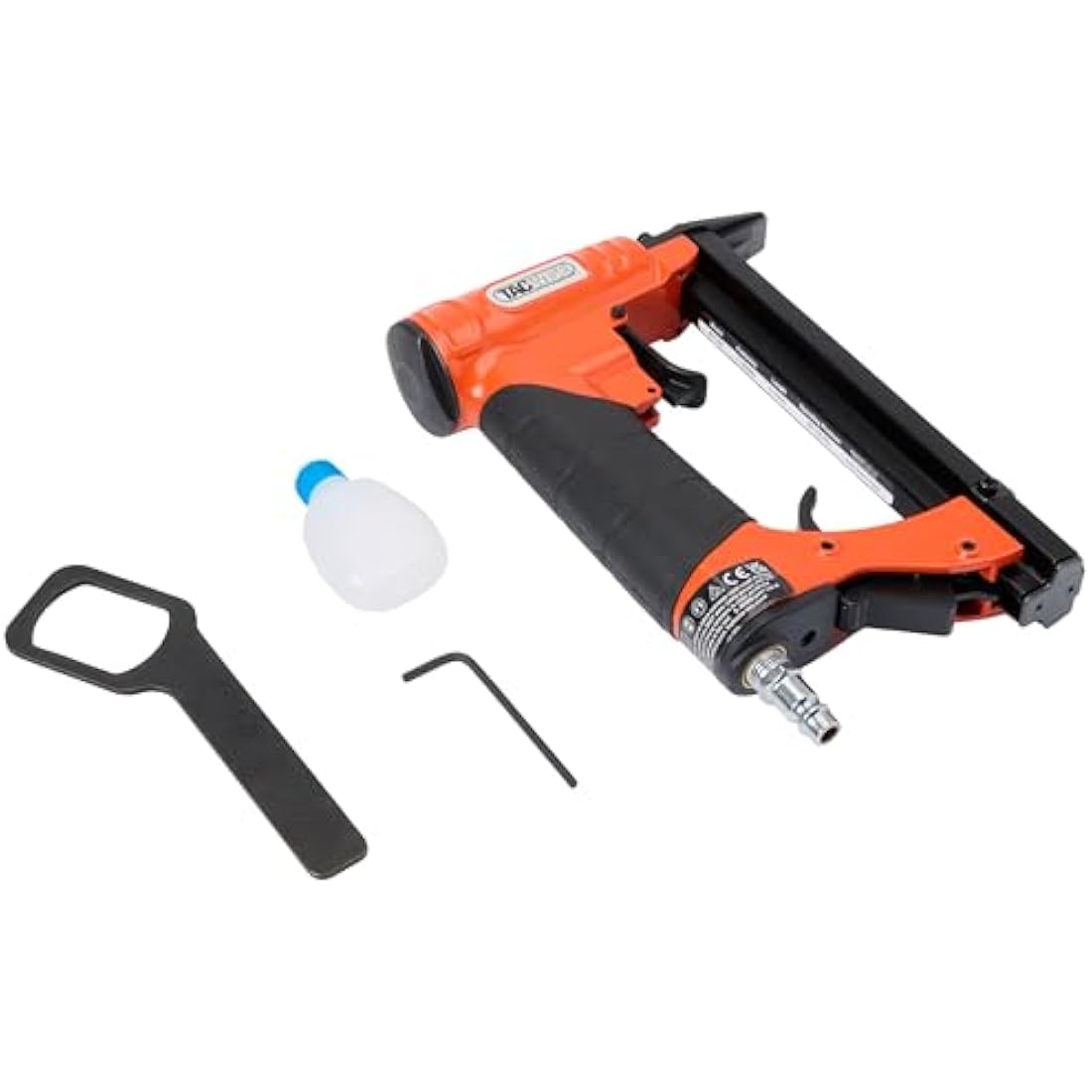 Tacwise A7116V Upholstery Air Stapler, Uses Type 71 / 4 - 16 mm Staples, Orange / Black