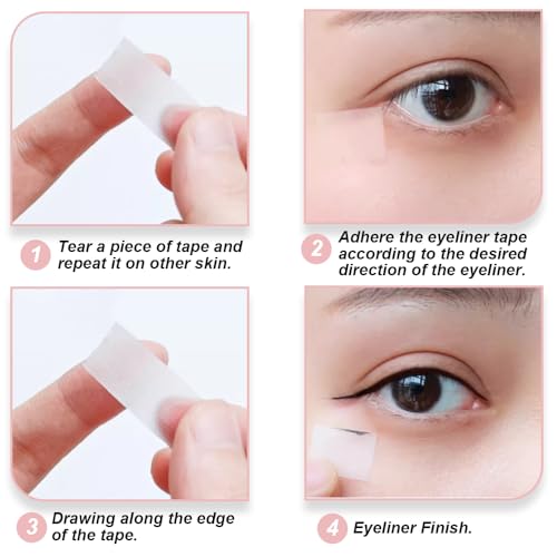 FYACCD Eyelash Tape, 2 Rolls Eyelash Extension Tape, Eyelashes Adhesive Tape, for Eyelashes Extension, DIY