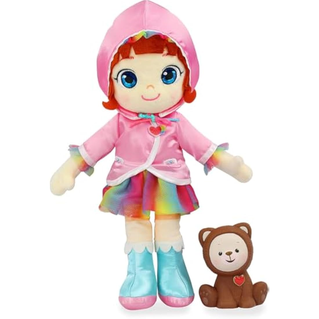 Rainbow Ruby - Licensed Mini Universe - My First Doll - Fabric Ruby Doll with Chocolate Figurine - Toy