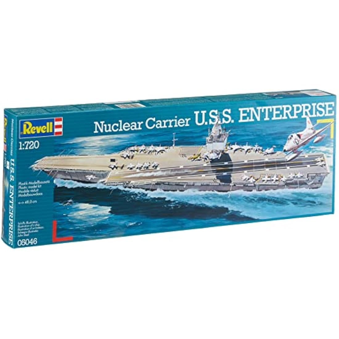 Revell 05046 Nuclear Carrier U.S.S. Enterprise 1:720 Scale Unbuilt/Unpainted Plastic Model Kit