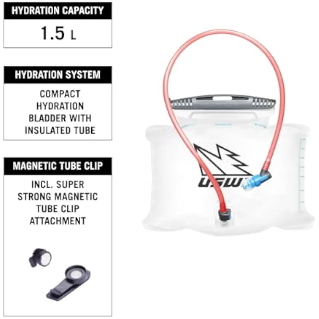 USWE Hydration belt Zulo 6 NDM Réser.Compact