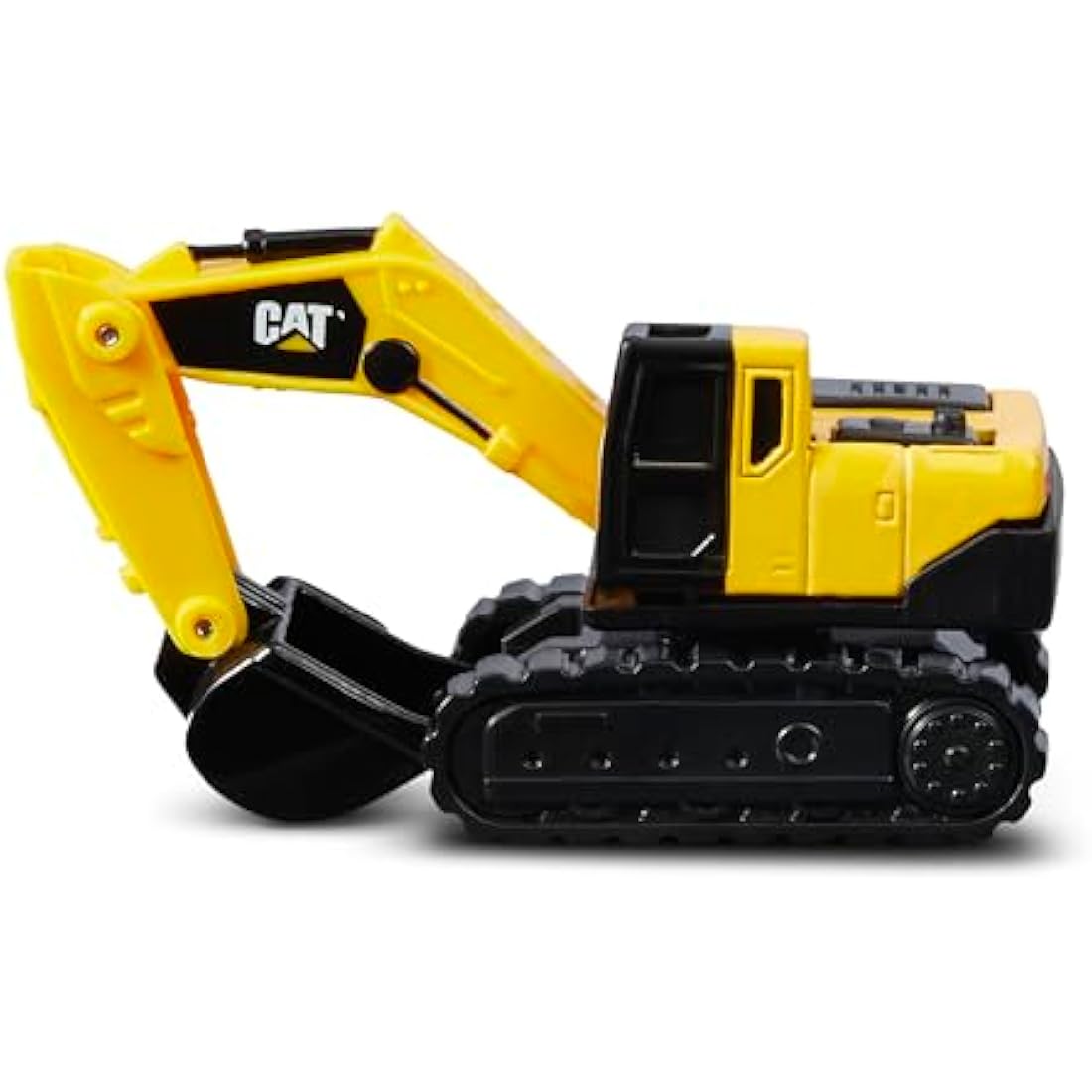 CAT Construction Toys, Die Cast Metal 3 Pack Vehicles - Wheel Loader, Excavator & Steam Roller Toy Set with Moving Parts, Push-Powered, Heavy-Duty Metal, Kids Ages 3 +