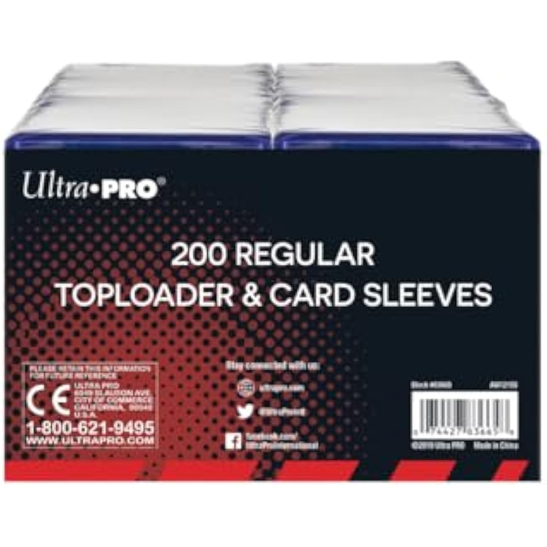 Ultra Pro 3" x 4" Trading Card Toploader & Card Sleeve Bundle (200 ct.)