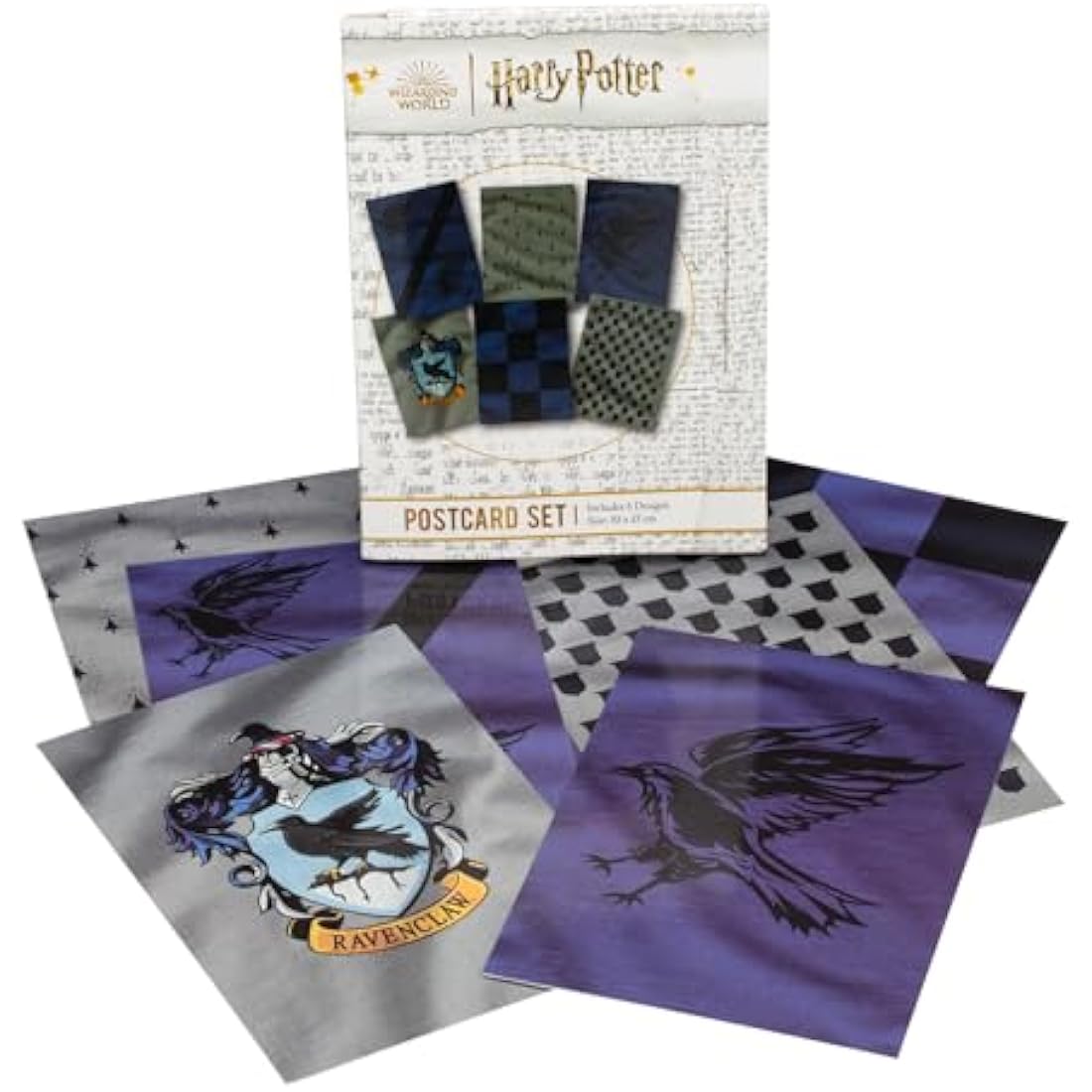 Pyramid International Harry Potter Ravenclaw Crest Premium Gift Set – Great for Ravenclaw Fans, Complete with Keyring, Pen, Insulated Bottle, A5 Notebook & Postcard Set