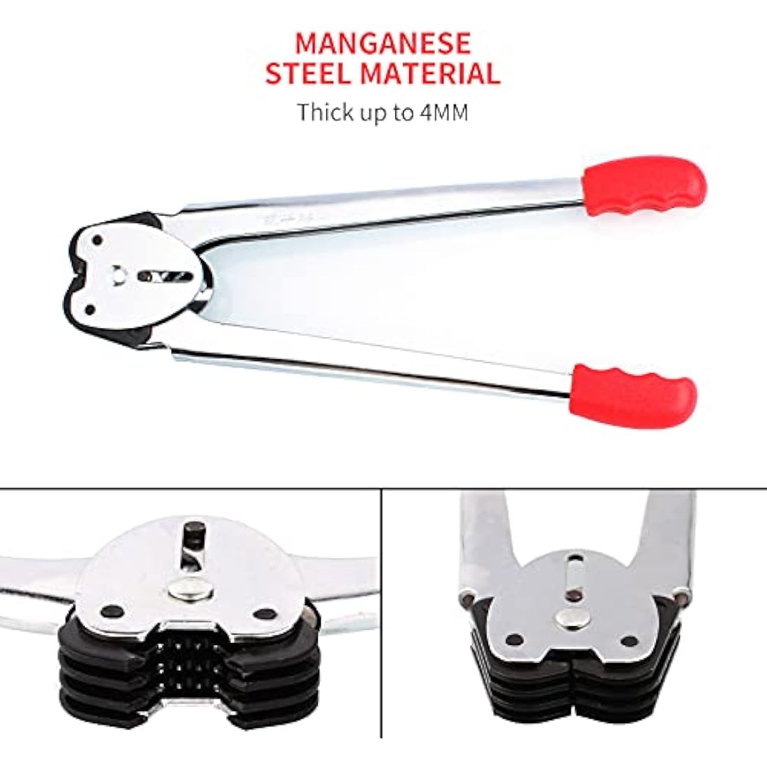 Complete PET/PP Strapping Tools Kit – Manual Banding Set with Tensioner, Sealer, 100m Belt & Seals for 1/2"-3/5" Poly Straps