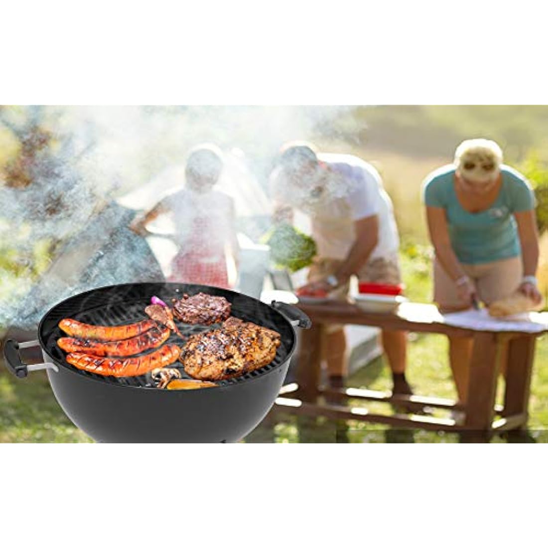onlyfire Cast iron Grid Pattern Cooking Grate Fits for Weber Gourmet BBQ System