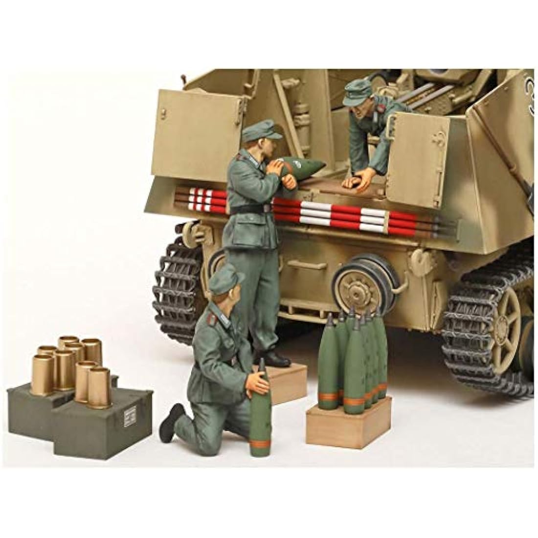 TAMIYA 35367 – 1:35 German Tank Howitzer Hummel (3) Sp.Prod., Model Building, Plastic Kit, Crafts, Hobby, Gluing, Plastic Kit, Ochre