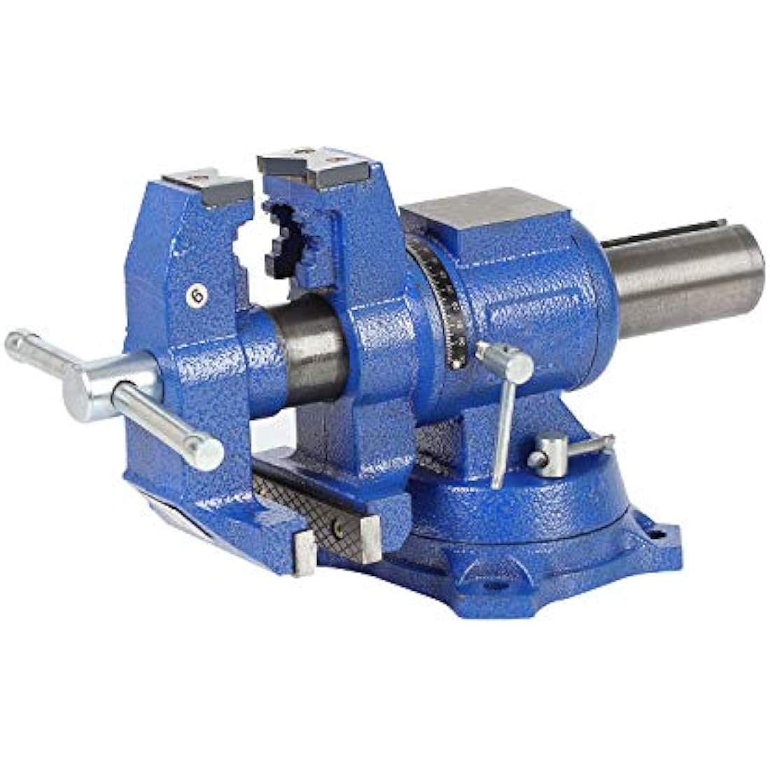 TOPWAY Bench Vice 4" 100mm, Heavy Duty Multipurpose 360 Degree Swivel Base Workbench Table Clamp for Mechanics and Engineers 403154