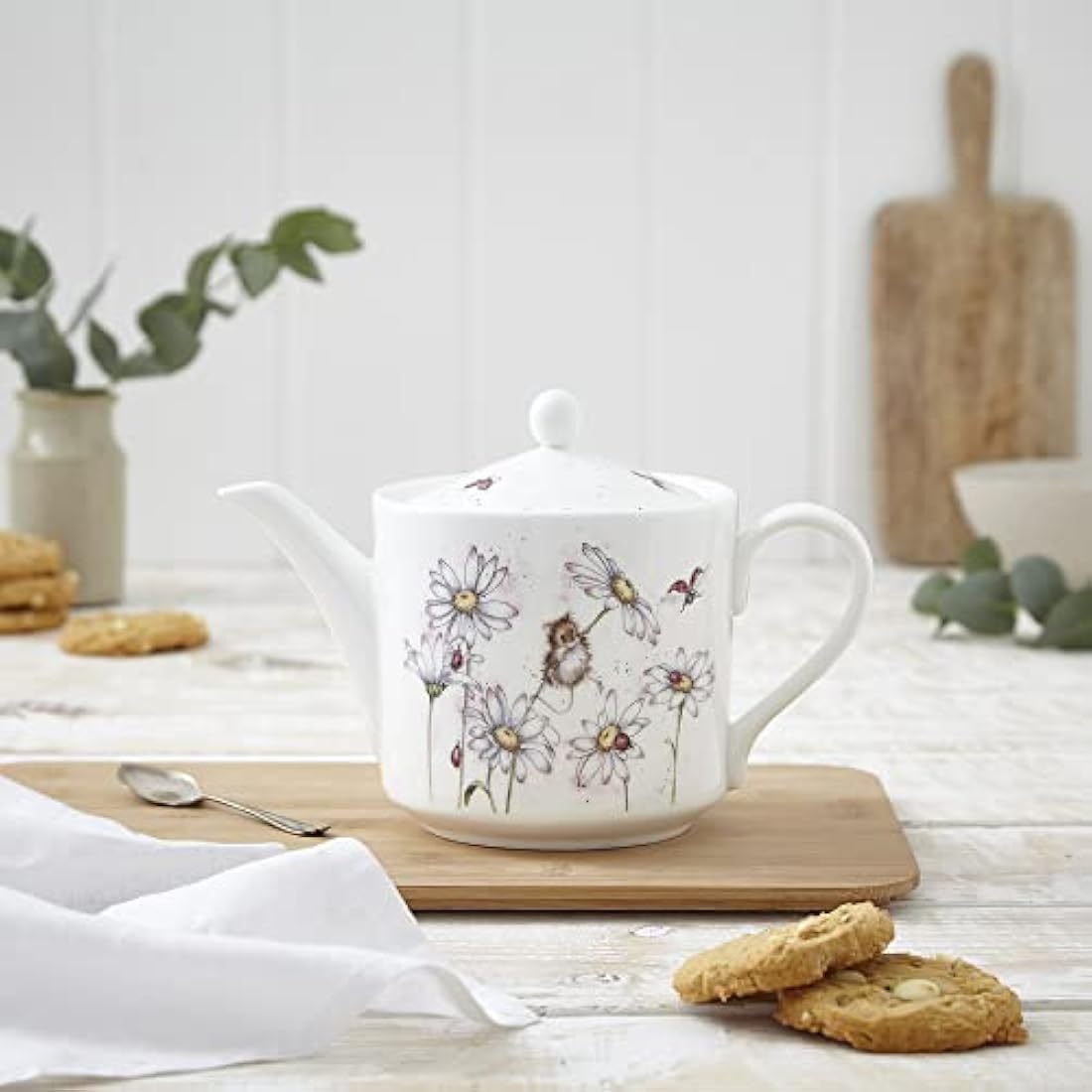 Wrendale Designs - 'Oops A Daisy' Teapot
