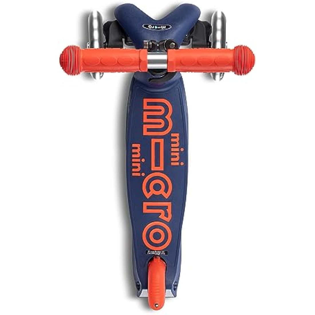 Micro Scooters | Mini Micro Deluxe LED Children's Scooter | Handlebar Adjustable & Foldable | Extra Grippy Deck | Weather Tested Stem | Light Up Wheels | Foldable | 2-5yrs | Boys & Girls