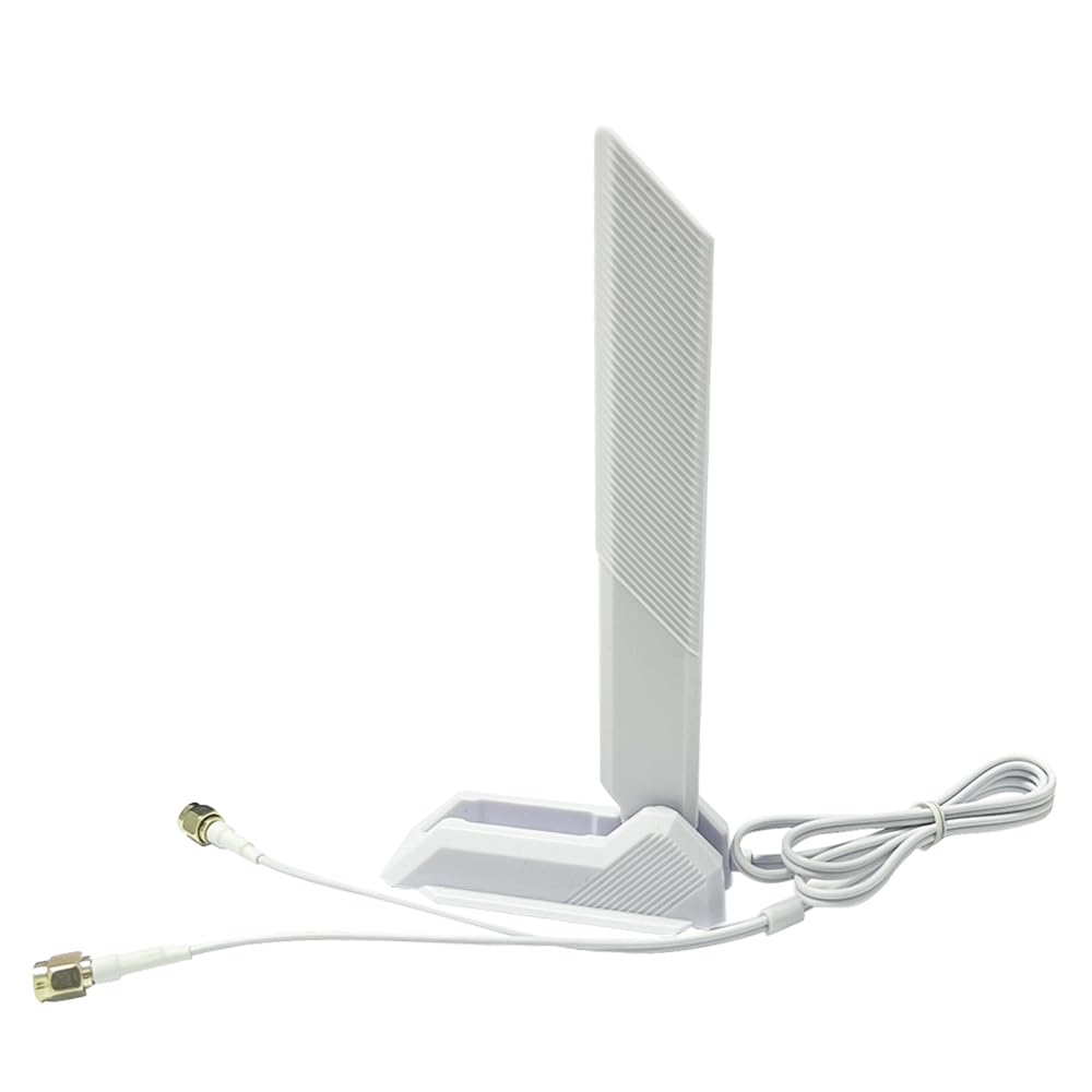 Gintai WLAN Antenna PC WiFi 6E Tri-Band ? 2.4 GHz/5GHz/6GHz, WiFi 6E Antenna for ASUS PCs Routers, Computers, Gaming Devices 2.4g/5g/5.8g/6g WLAN