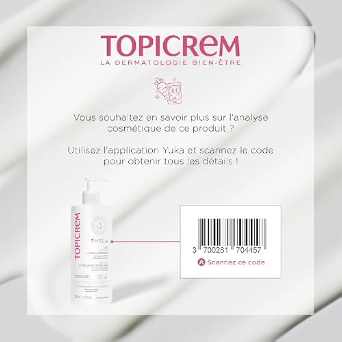 TOPICREM Mela Unifying Lightening Ultra-Moisturizing Milk 500 ml