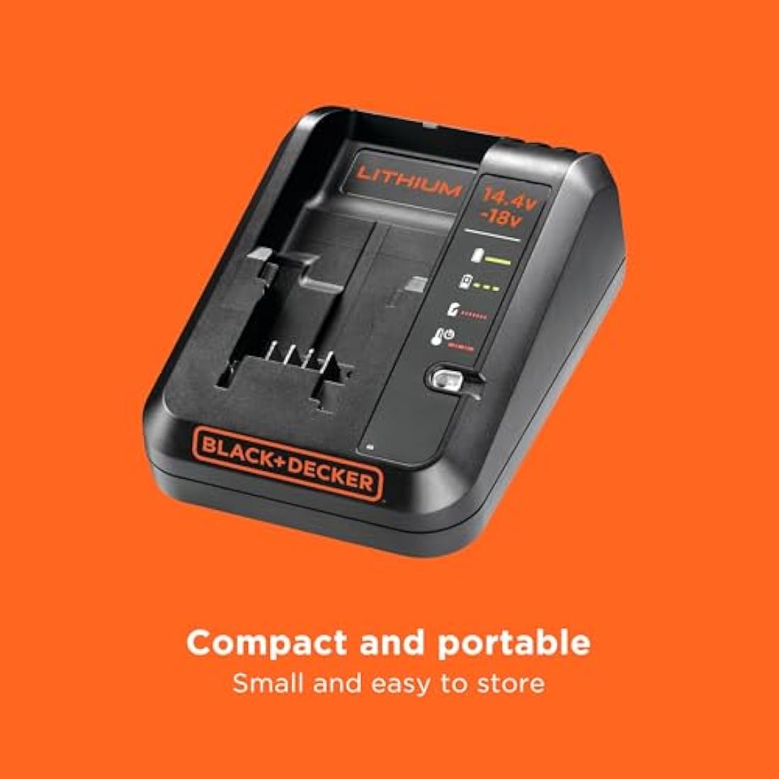 BLACK+DECKER 1A Fast Battery Charger, BDC1A-GB
