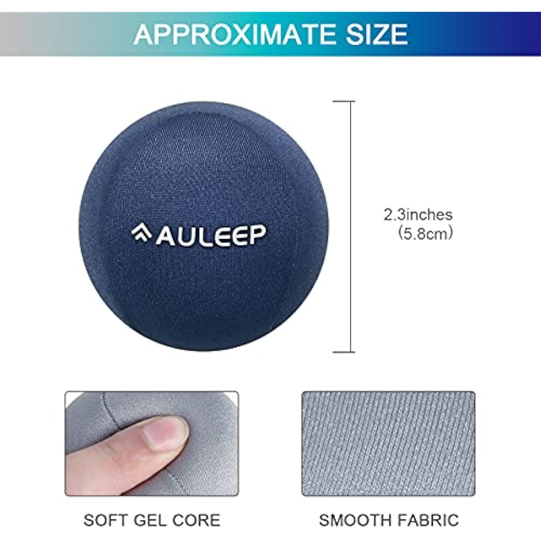 AULEEP Stress Balls for adults and Kids, 3 Pack Grip Strength Trainer Hand Therapy Exercise Balls, Anxiety Stress Relief Finger Resistance Exercise