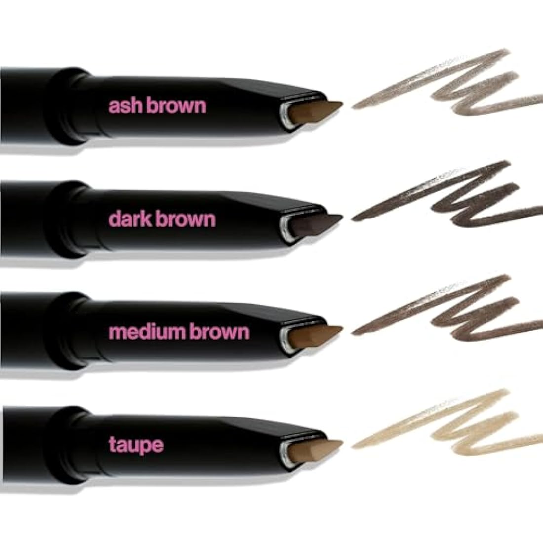 Wet n Wild, Ultimate Brow Retractable Pencil, Triangular and Ultra-precise Pencil Point, Pigmented Color that Perfectly Defines and Shapes Brows, Ash Brown
