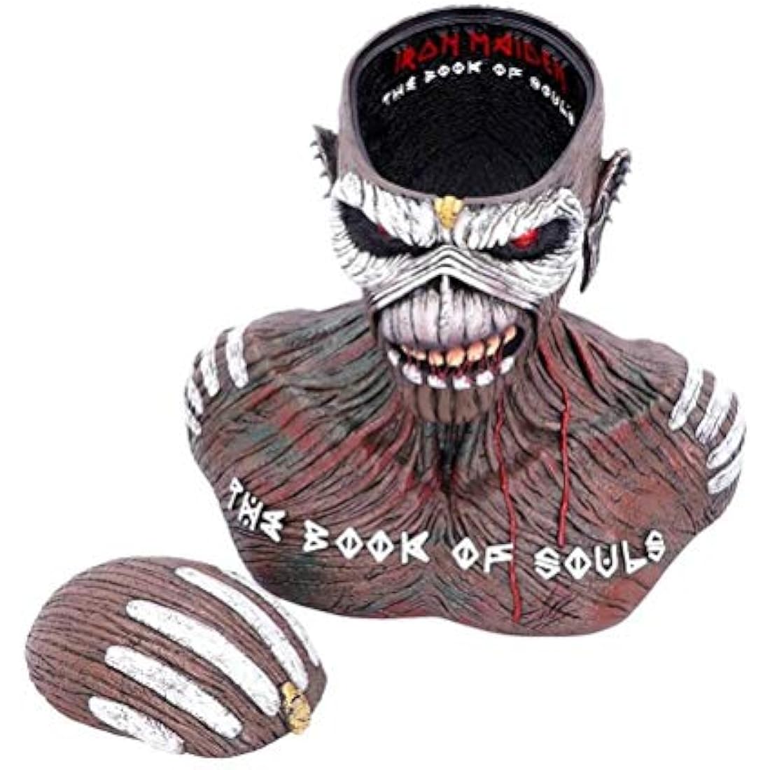 Nemesis Now Officially Licensed Iron Maiden Book of Souls Bust Box, Brown, 26cm (Large)