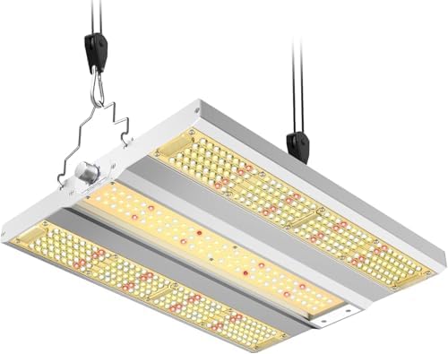 VIPARSPECTRA Newest XS1500 Pro LED Grow Light with New-gen Lens, Dimming Daisy Chain Full Spectrum Grow Lights for Indoor Plants Veg Bloom Growing Lamps for 2x2/3x3 Grow Tent Actual Power 150Watt