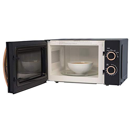 Russell Hobbs RHM1727RG 17 Litre 700 W Rose Gold Solo Microwave with 5 Power Levels, 30 Minute Timer, Defrost Setting, Easy Clean