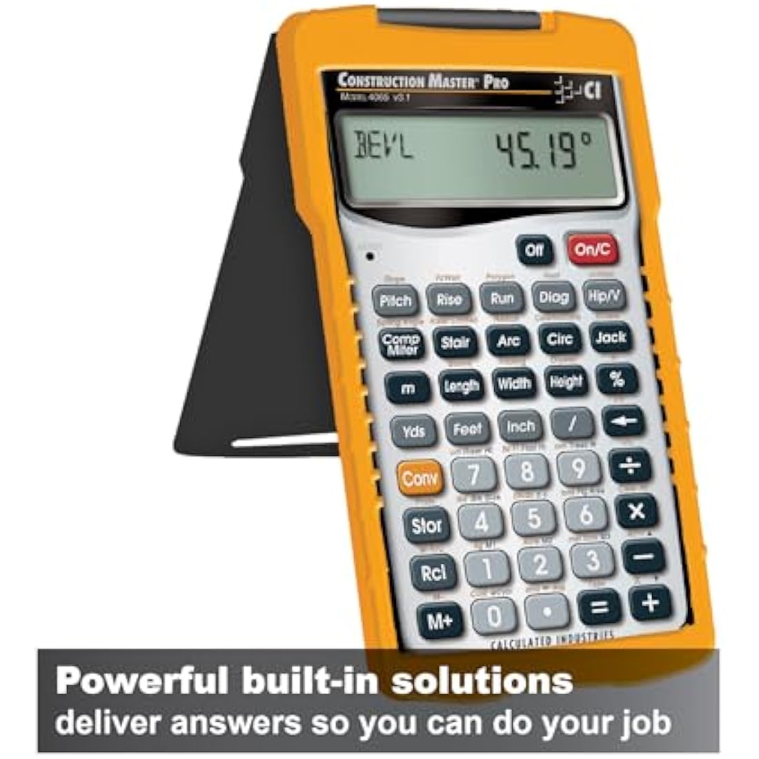 Calculated Industries 4065 Construction Master Pro,Estimators,Builders, Framers,Remoders and Carpenters,Silver