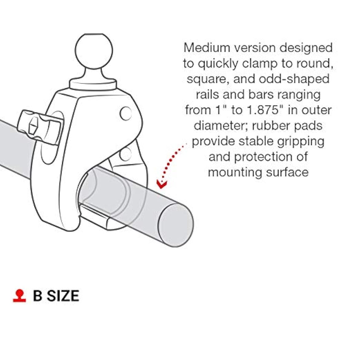 Ram Mount rap-b-404u – Magnet Kit