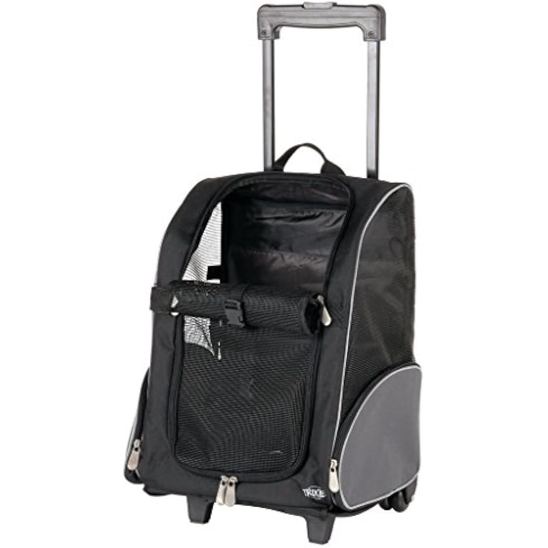 Trixie Nylon Trolley, 36 ﾗ 50 ﾗ 27 cm, Black/ Grey