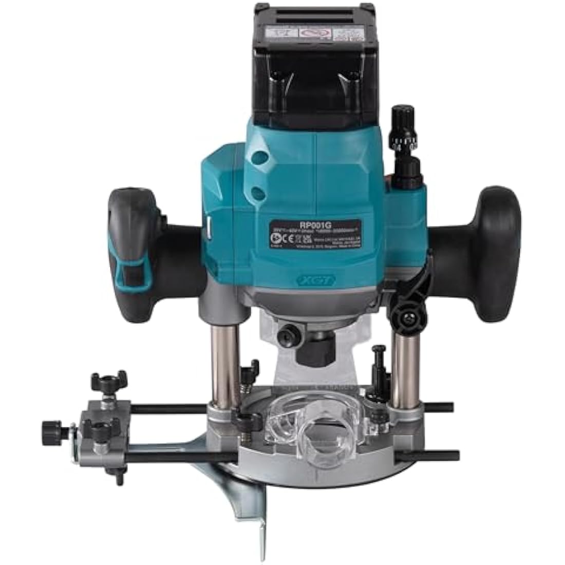 Makita RP001GZ02 40V Max Li-ion XGT Brushless Router Supplied in a Makpac Case, Batteries and Charger Not Included