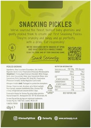 SERIOUS PIG | Gourmet Snack Hamper | with Crunchy Cheese, Cured Pork, Pickles, Crisps, and Corn Scratchings. Delicious Savoury Pub Snacks (22 Packets)