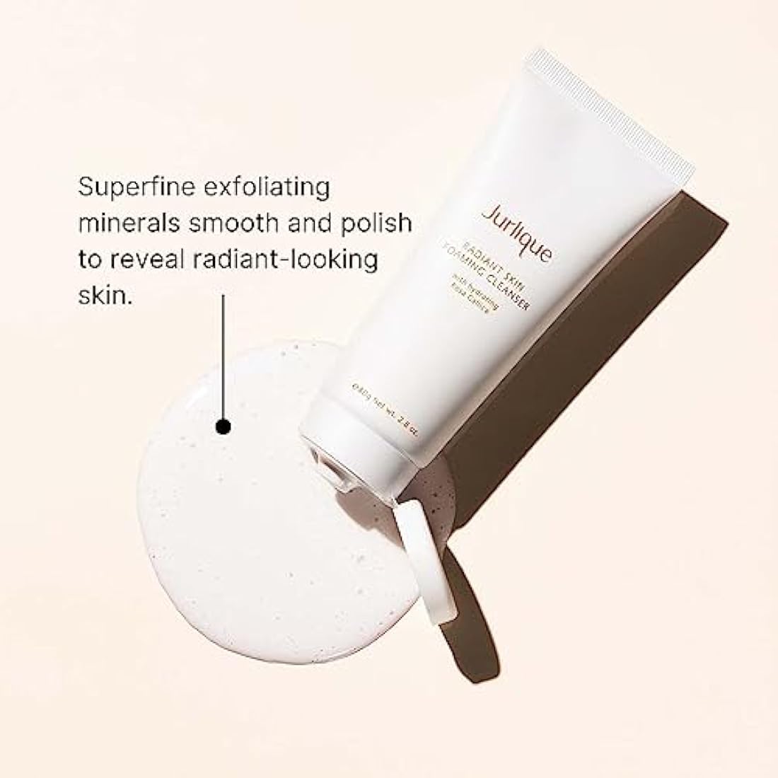 Jurlique - Radiant Skin Foaming Cleanser - All Skin Types - Contain Naturally Occurring Antioxidants - Fine Pumice - Parabens Free - 80g