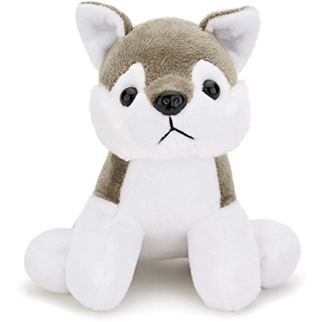 Zappi Co Children's Soft Cuddly Plush Toy Animal - Perfect Perfect Soft Snuggly Playtime Companions for Children (12-15cm /5-6") (Wolf)