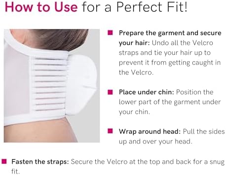 LIPOELASTIC- FM extra- Post Surgical Chin and Neck Lifting Compression Mask
