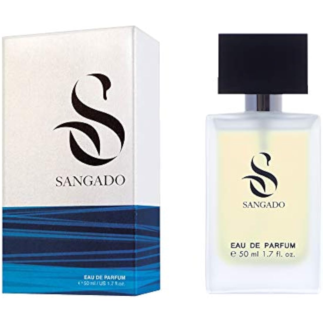 SANGADO Amour. Inter. Perfume for Men, 8-10 Hours Long-Lasting, Luxury Smelling, Oriental Woody, Fine French Essences, Extra-Concentrated (Eau de Parfum), Elegant for Men, 50 ml Spray
