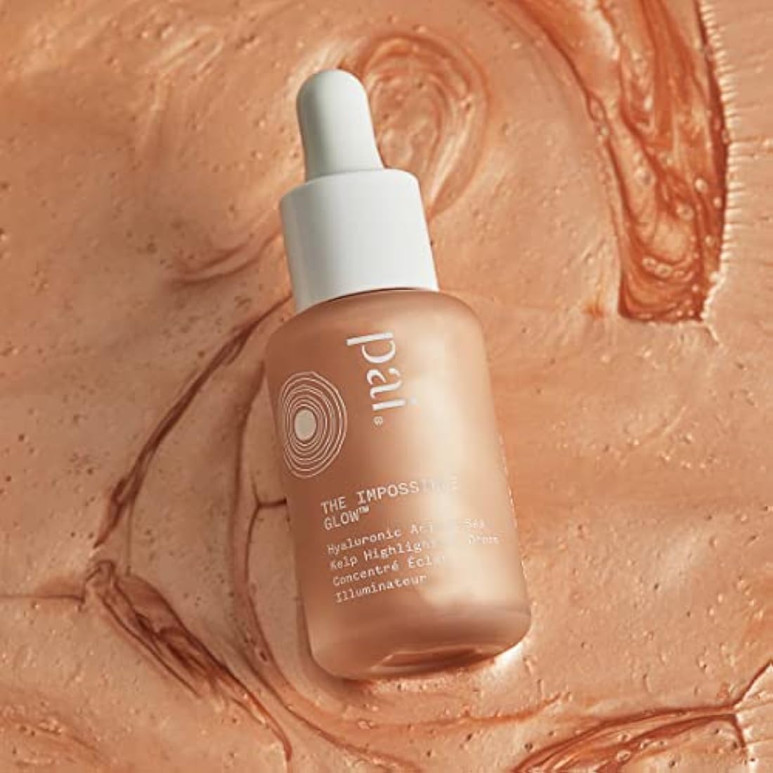 Pai Skincare | THE IMPOSSIBLE GLOW, Glow Drops Serum with Hyaluronic Acid, Certified Organic, Vegan, Cruelty Free - Rose Gold. 30ml