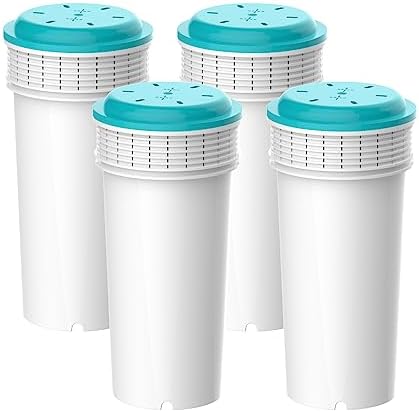 Waterdrop Filter Cartridge, Compatible with Tommee Tippee® Closer to Nature® Perfect Prep® Machine, New Lid, Reduce PFAS, PFOA/PFOS (Pack of 4)