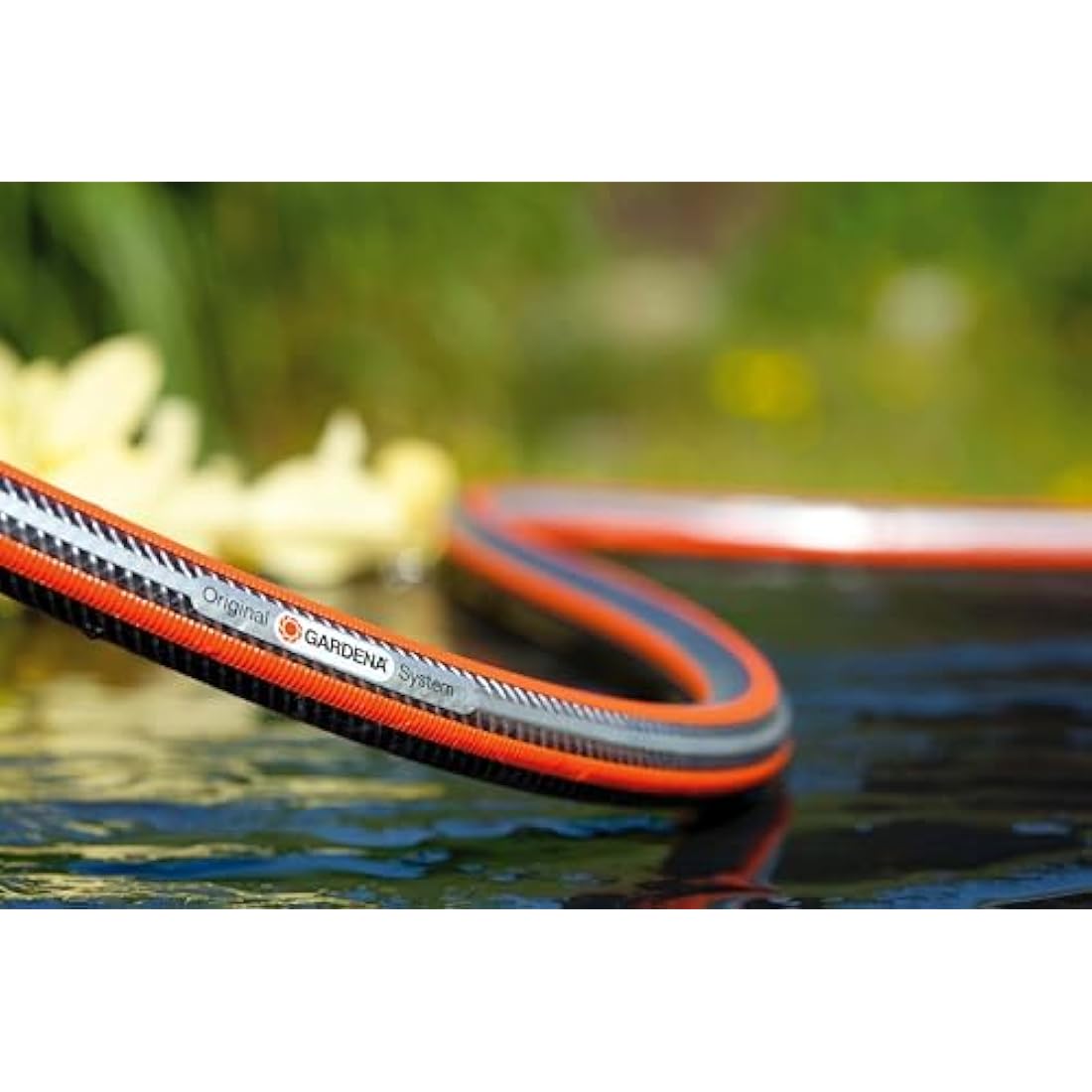 Gardena Premium Superflex Hose 19 mm (3/4 inch), 25 m: Garden Hose with Power-Grip Profile, 35 bar Bursting Pressure, Highly Flexible, dimensionally Stable, Frost/UV Resistant (18113-20)