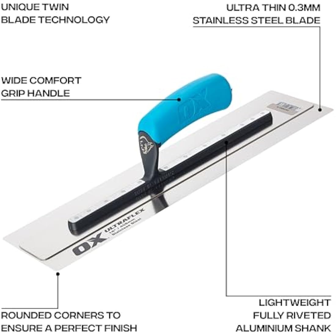 OX Pro UltraFlex Finishing Trowel