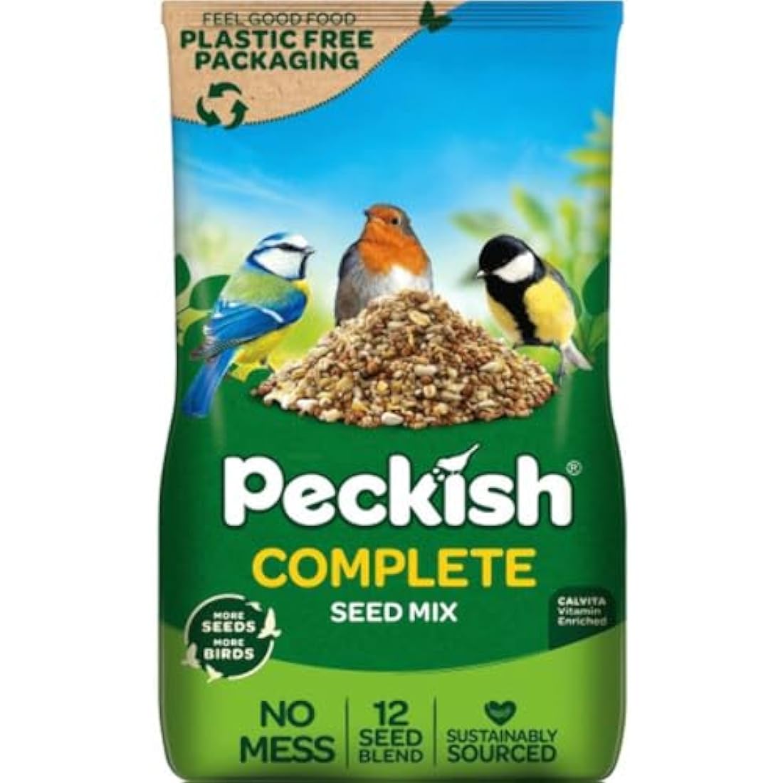 Peckish Complete Seed & Nut Mix for Wild Birds - 1kg Pack