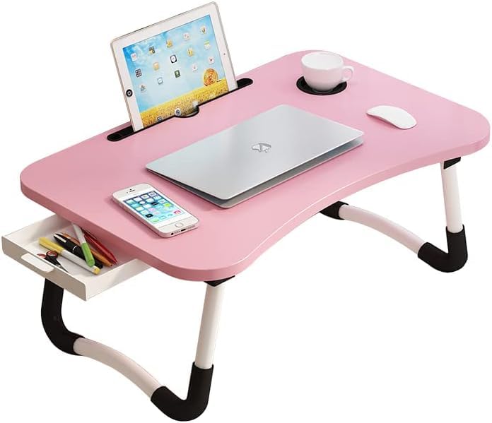 Supreme Supplies Premium Laptop Bed Table for Ultimate Comfort and Efficiency, Foldable Lap Desk For Bed and Sofa Breakfast Bed Tray