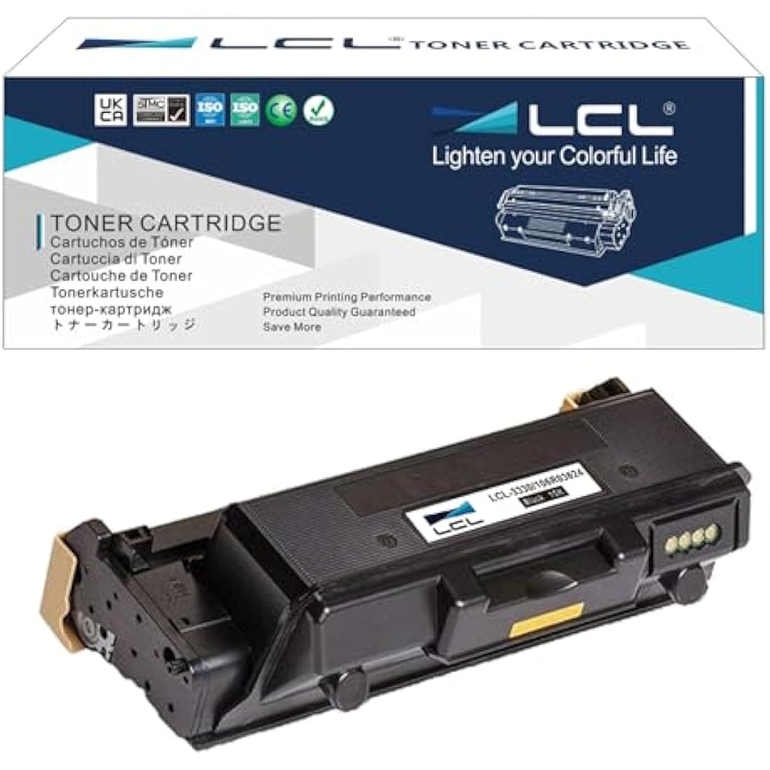 LCL 106R03624 Toner Cartridge Replacement for Xerox 106R03624 15000 Pages for Xerox WorkCentre 3335 3345 3335DNi 3345DNi Phaser 3330 3345VDNi 3330DNi (1 Black)