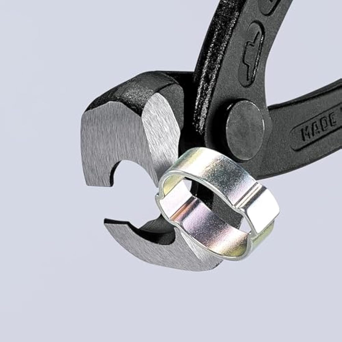 Knipex Ear Clamp Pliers black atramentized, plastic coated 220 mm 10 99 I220