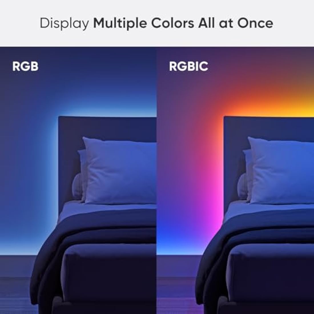 Nanoleaf Matter Wi-Fi 5M Gradient LED Light Strip - 300 RGB IC Addressable LEDs, Music & Screen Sync, Trimmable Strips, Smart App & Voice Control (Works with Alexa Apple Google), Bedroom Gaming Decor