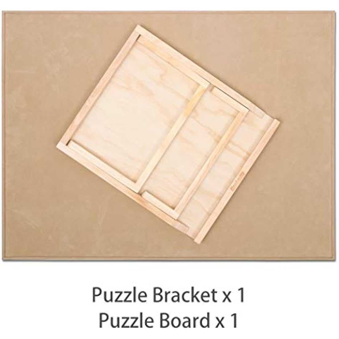 Becko US Puzzle Board & Bracket Set/Wooden Puzzle Board Kit/Jigsaw Puzzle Plateau - With Puzzle Board for Up To 1000 Pieces