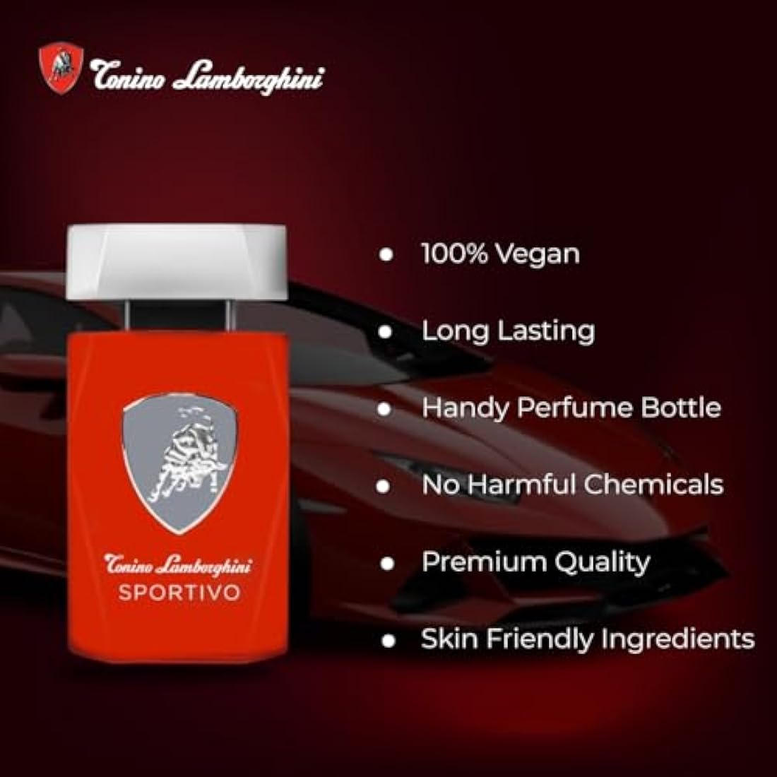 Lamborghini,125 Milliliters,Multicoloured Eau De Toilette Man