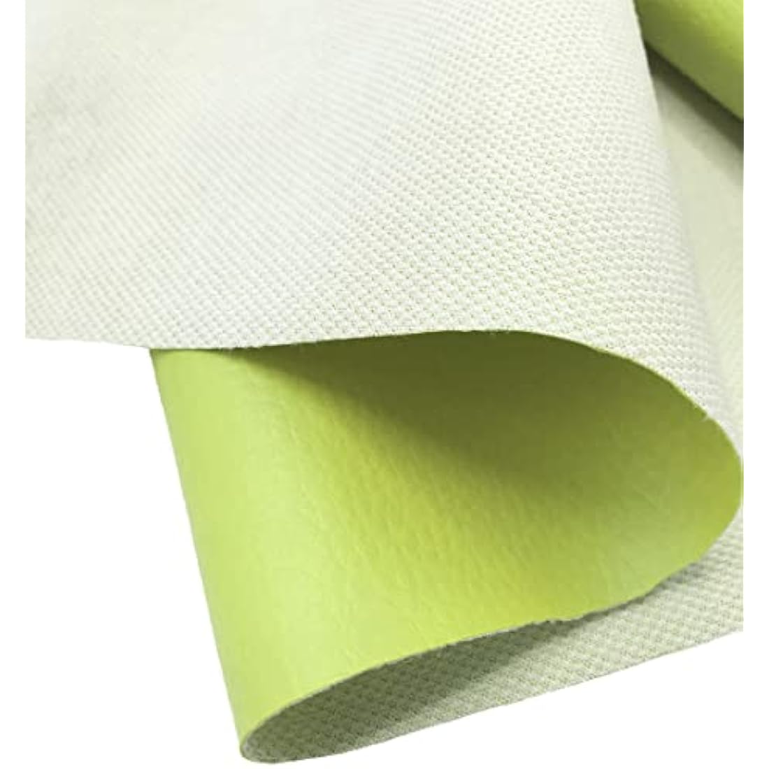 A-Express Grained Faux Leather Fabric Waterproof Heavy Duty Leatherette Vinyl Leathercloth Upholstery Textured Material - Pistachio Half Metre 50cm x 140cm