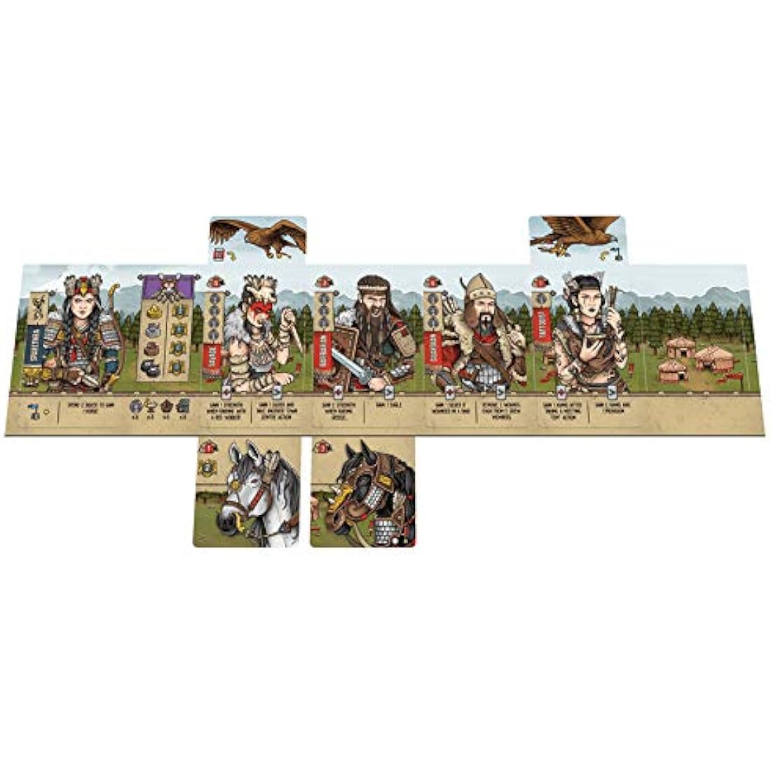 Renegade Game Studio | Raiders of Scythia | Board Game | Ages 12+ | 1-4 Players | 60-80 Minutes Playing Time, Multicolor