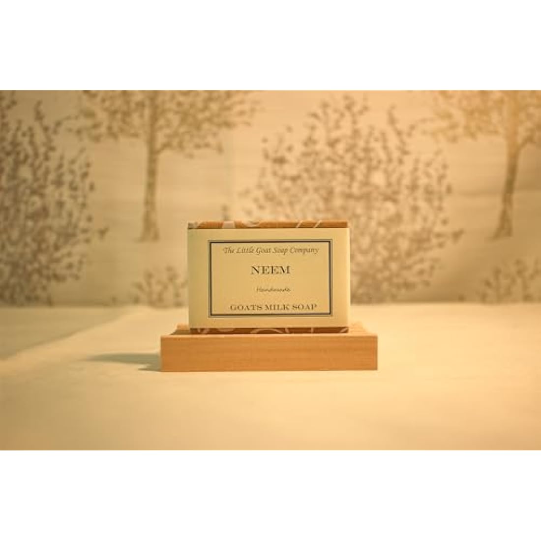 the Little Goat Soap Company Neem Goats Milk Soap 4 X 100g, N4