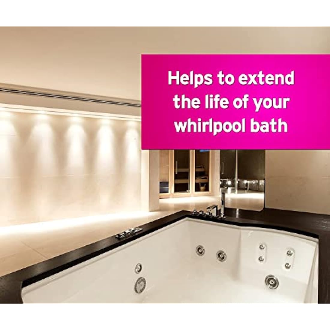 Pro-Kleen Whirlpool Bath and Hot Tub Internal Pipe System Flush Cleaner (5L) - Provides a Deep, Hygienic Clean to Remove Limescale, Soap, Oil, Grease & Unpleasant Smells, Blue