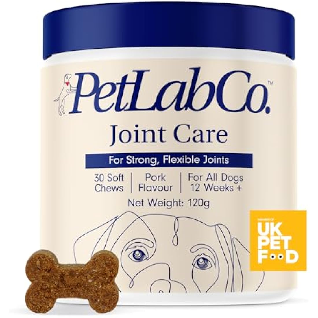 PetLab Co. Joint Care Chews – Daily Joint Supplements For Dogs - Help Promote An Active & Healthy Life - Rich In Glucosamine, Turmeric, Salmon Oil To Support Mobility & Healthy Joints