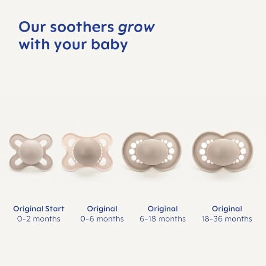 MAM Original Soothers | 6 Plus Months | 2 Pack | Comes in Dummy Steriliser Case | Orthodontic Design | Sustainable Materials | Baby Accessories | Blue (Various Designs)