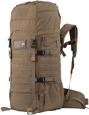 BACKFERRY 75L Tactical Backpack with Internal Frame, MOLLE, and Hydration System for Camping,Hunting,Backpacking,Hiking and Wild Adventure