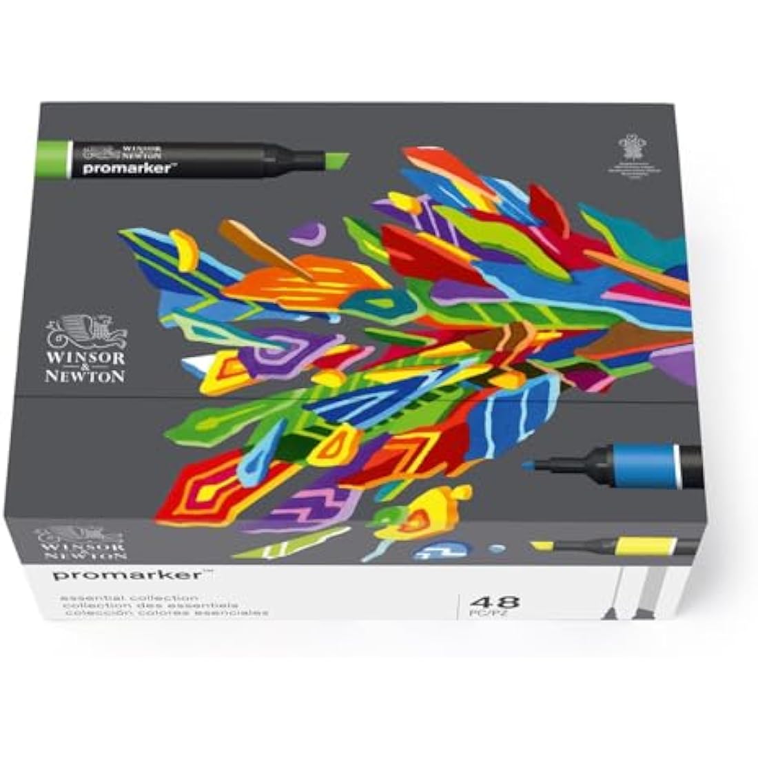 Winsor & Newton, Promarker, Essential Collection, Set of 48 , Alcohol Based Dual Tip Markers